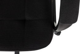 Кресло руководителя Бюрократ CH 002, ткань, до 120кг, топ-ган, черный