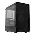 Корпус без блока питания Case HSPD M331, Mesh Mini-tower, Black, TG, 0.4 SPCC, no fans mATX, mITX 175/329/170mm 1x2.5", 2x3.5", 4xPCI 1xUSB-A 3.0, 1xUSB-A 1.0 370x220x408mm (M331-TGBK)