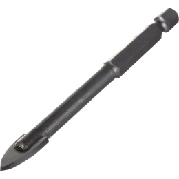 Сверло по керамике твердосплавное (10 мм; шестигранный хвостовик) ТУНДРА 1032518