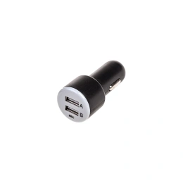 Зарядное устройство SKYWAY адаптер USBх2 1.0А+2.1А черный S04601001