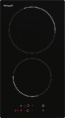 Электрическая варочная поверхность WEISSGAUFF HV 312 BM, конфорок: 2 шт.,  стеклокерамика,  независимая, черный