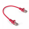 Патч-корд EXEGATE UTP-RJ45-RJ45-5e-0,3M-LSZH-RD UTP, кат.5E, 0.3м, 4 пары, алюминий омедненный,  многожильный,  красный