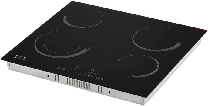 Электрическая варочная поверхность Krona Orsa 60, конфорок: 4 шт.,  стеклокерамика,  независимая, черный