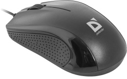Мышь проводная Defender MB-160, оптическая, USB, 1000dpi, черный [52160]