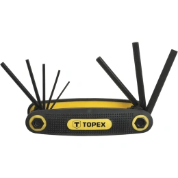 Набор шестигранных ключей TOPEX 1.5-6 мм, 8 шт. 35D958