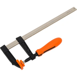 Струбцина NEO Tools усиленная, тип F, 80 x 300 мм, двухкомпонентная рукоятка 45-452