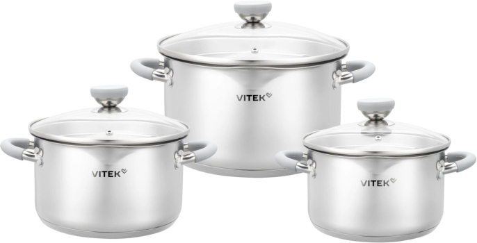 Набор кастрюль Vitek Вкус жизни VT-SS1226 6 предметов