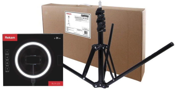 Комплект студийного света Rekam RL-31 LED 190 Kit, постоянный, 162 LED, 30.5см [2302000028]