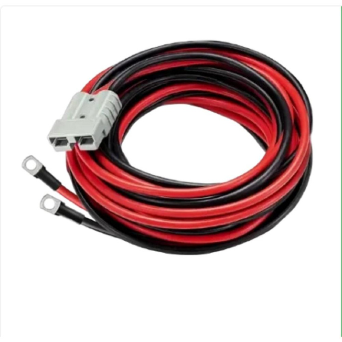 STARK Кабель АКБ 2000мм, STARK, STARK, 25мм2, вилка Андерсон-M8, черн + красн. для SC 5000 online LT (Кабель 06)