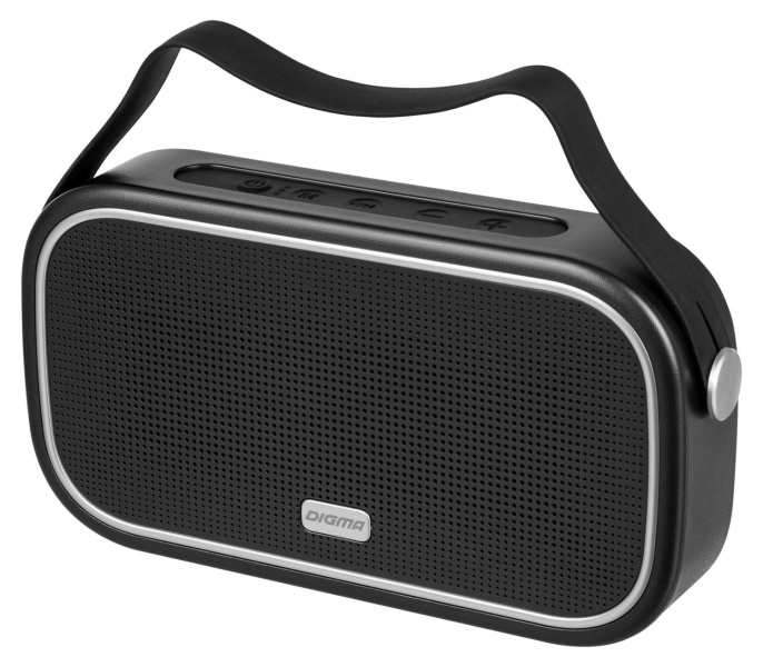 Колонка портативная Digma S-24, 10Вт, зеленый [sp2410gr]