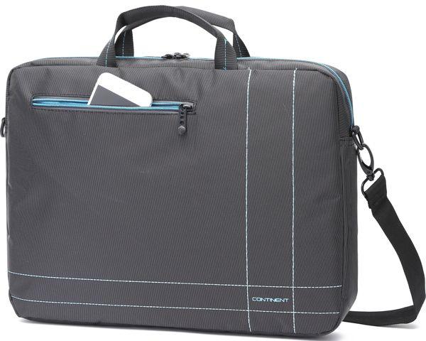 Сумка для ноутбука 15.6" Continent CC-201 GB серый нейлон/полиэстер