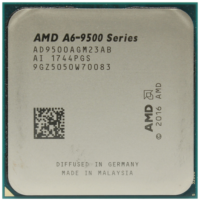 Процессор AMD A6 9500, AM4,  OEM [ad9500agm23ab]
