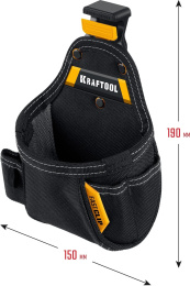 Сумка для инструментов Kraftool KP-5 5карм. черный/желтый 38778