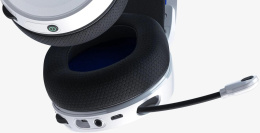 Гарнитура игровая SteelSeries Arctis 7P+, для компьютера и игровых консолей, мониторные, радио, белый / черный [61471]