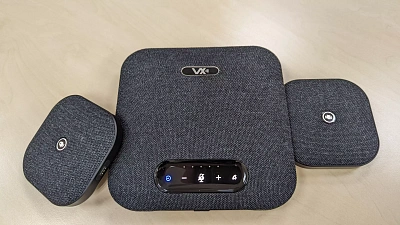 VoiceXpert VXA-211-W - USB/Bluetooth-спикерфон с комплектом беспроводных микрофонов, DSP аудио, Hi-Fi динамик, аккумулятор