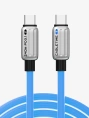 Кабель USB-C CABLETIME CU05L (CT-CM240-ZSB2) 2 м, 480 Мбит/с, 240 Вт, PD 3.1 и QC 4.0., синий,  для быстрого заряда смартфонов и ноутбуков