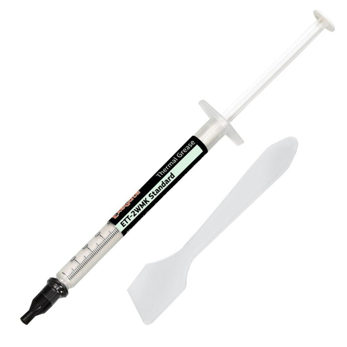 Термопаста ExeGate ETТ-2WMK Standard 1,63 Вт/ м•К , 1.5г, шприц с лопаткой EX282350RUS