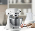 Миксер KitchenAid/ Classic, настольный, с откидным блоком, 4,3 л, белый 5K45SSEWH