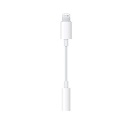 Переходник Apple MMX62ZM/A,  Lightning (m) -  Jack 3.5 (f),  белый