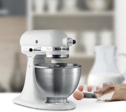 Миксер KitchenAid/ Classic, настольный, с откидным блоком, 4,3 л, белый 5K45SSEWH