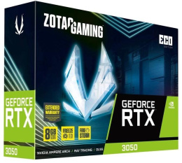 Видеокарта Zotac PCI-E 4.0 RTX 3050 ECO NVIDIA GeForce RTX 3050 8Gb 128bit GDDR6 1777/14000 HDMIx1 DPx3 HDCP Ret