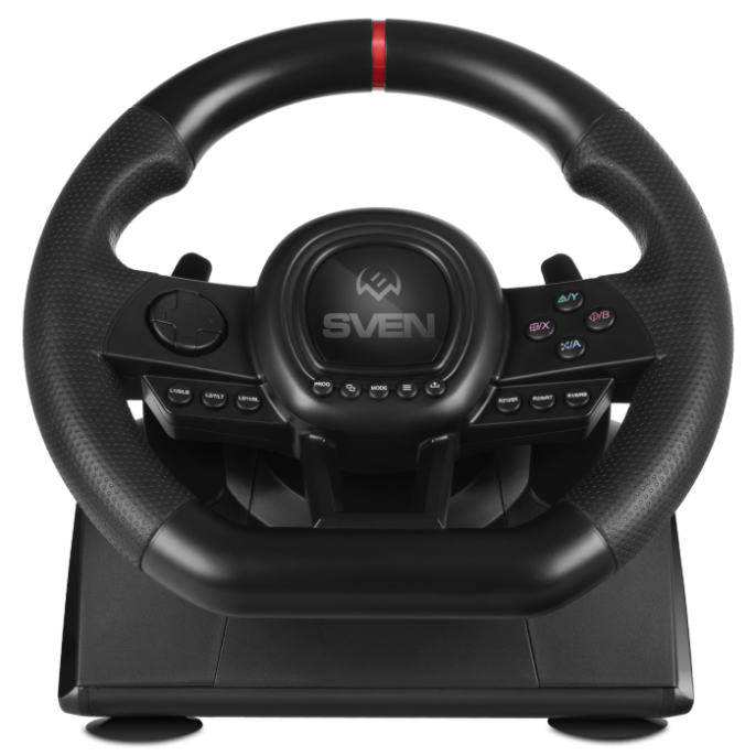 Руль SVEN GC-W650 педали, вибро, D-pad, 21 кл, PS4/PS3/XB1/XB360/NS/PC/X-D-Input