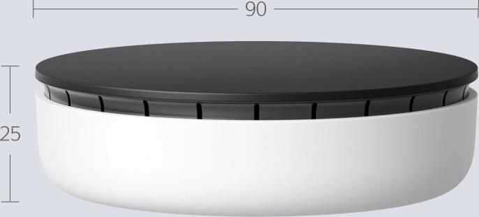 Центр управления ЯНДЕКС Хаб Y7.5-S2C,  белый [yndx-00510]