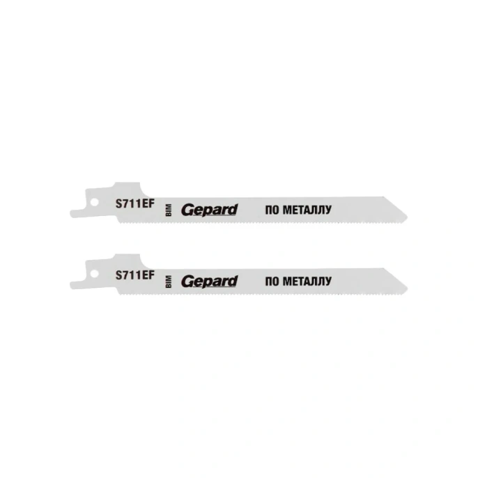 Полотно для сабельной пилы по металлу S711EF 150 мм, 2 шт Gepard GP0614-23