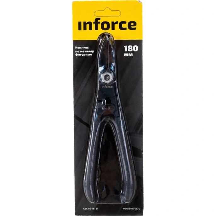 Ножницы по металлу фигурные 180мм Inforce 06-18-31 (08-18-31)