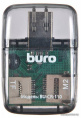 Устройство чтения карт памяти USB2.0 Buro BU-CR-110 черный
