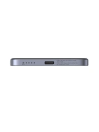 Внешний аккумулятор UGREEN PB580 75984B MagFlow Air Ultra-Slim Magnetic 5000mAh Wireless 15W Power Bank. Цвет: серый космос