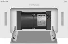 Встраиваемая вытяжка MEFERI Ultra INBOX52WH Glass, управление кнопочное, белый [inbox52wh glass ultra]