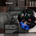 Стиральная машина Weissgauff WM 4927 Direct Drive Inverter Premium Deep Grey класс: A+++ загр.фронтальная макс.:7кг темно-серый