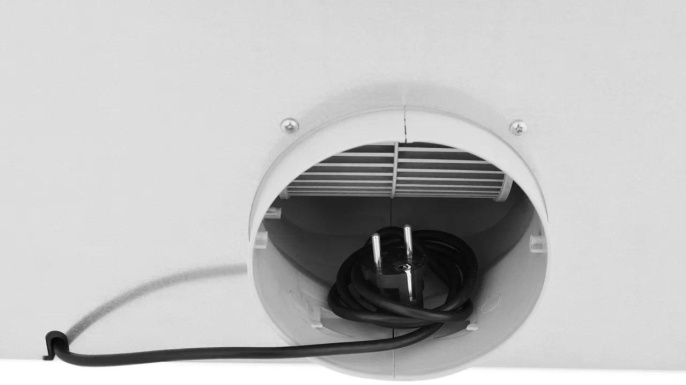 Вытяжка встраиваемая Zugel ZHT652GW белый управление: сенсорное 1 мотор