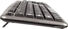 Клавиатура ExeGate Professional Standard LY-401 USB, полноразмерная, влагозащищенная, 104кл., Enter большой, длина кабеля 1,35м, серебристый корпус, Color Box EX264086RUS