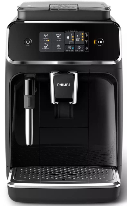 Кофемашина автоматическая Philips Series 2200 EP2224/10,  15Бар,  с ручным капучинатором,  серый