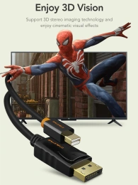 Кабель CABLETIME CD41H (CT-AV588-02G-W1) 1 м, Mini DisplayPort - DisplayPort, адаптер Cabletime Mini DP - DP, 4K, белый