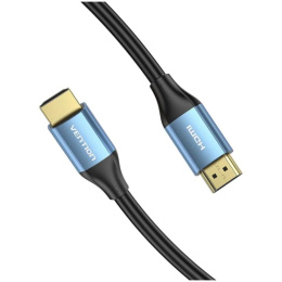 Кабель аудио-видео VENTION ALHSH, HDMI m - HDMI m , ver 2.0, AWG30, 2м, GOLD, черный