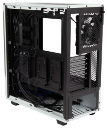 Корпус ATX HIPER PW81, Midi-Tower, без БП,  белый