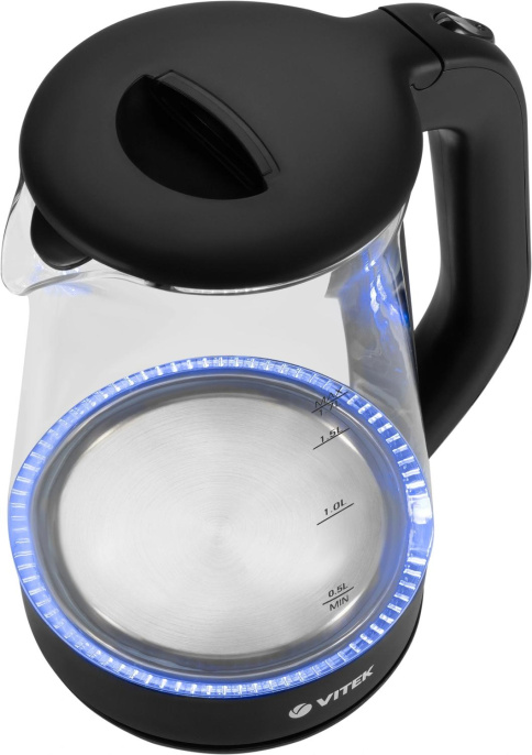 Чайник электрический Vitek VT-8803, 1.7л, стекло