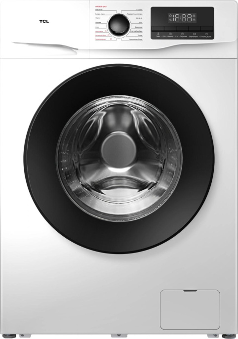 Стиральная машина узкая TCL W-SF606W, с фронтальной загрузкой, 6кг, 1000об/мин, с паром, инверторная