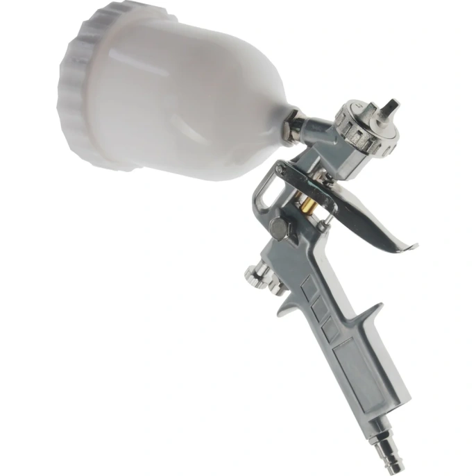 Пневматический краскораспылитель Эврика с верхним пластиковым бачком 600мл ER-76003 500151