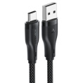 Кабель ACEFAST C8 USB-A to USB-C charging data cable - Black AF-C8-04-BK