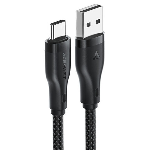 Кабель ACEFAST C8 USB-A to USB-C charging data cable - Black AF-C8-04-BK