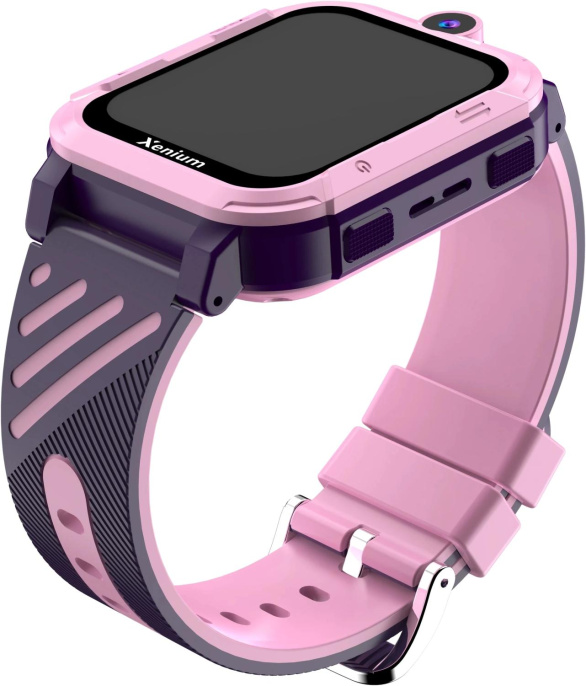 Смарт-часы Xenium W600 1.83" AMOLED корп.розовый рем.фиолетовый CTW600PK/00