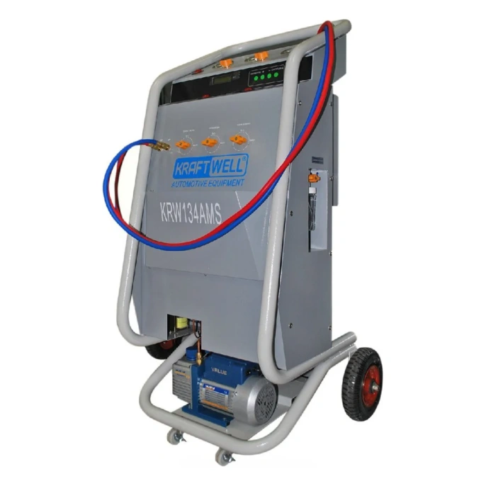 Ручная станция для заправки автомобильных кондиционеров KraftWell KRW134AMS