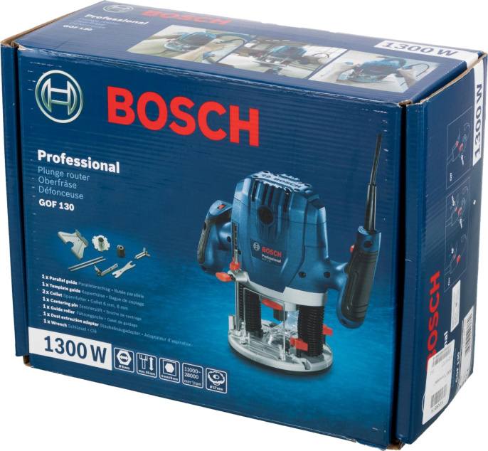 Фрезер Bosch GOF 130 1300Вт 28000об/мин макс.ход:55мм