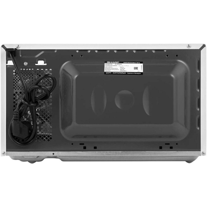 Микроволновая печь Sharp/ 20 л, 800 Вт, эмаль, белый (R2000RW)