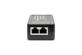 PoE-инжектор Gigabit Ethernet/ PoE-инжектор Gigabit Ethernet на 1 порт, мощностью до 30W. Совместим с оборудованием PoE IEEE 802.3af/at без автоматического определения PoE Мощность PoE на порт - до 30W. Напряжение PoE - 48V конт. 1,2 + , 3,6 - . Порты: