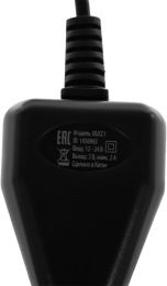Автомобильное зарядное устройство Buro BUCC1,  USB-C, 10Вт, 2A, черный [bucc10s00cbk]